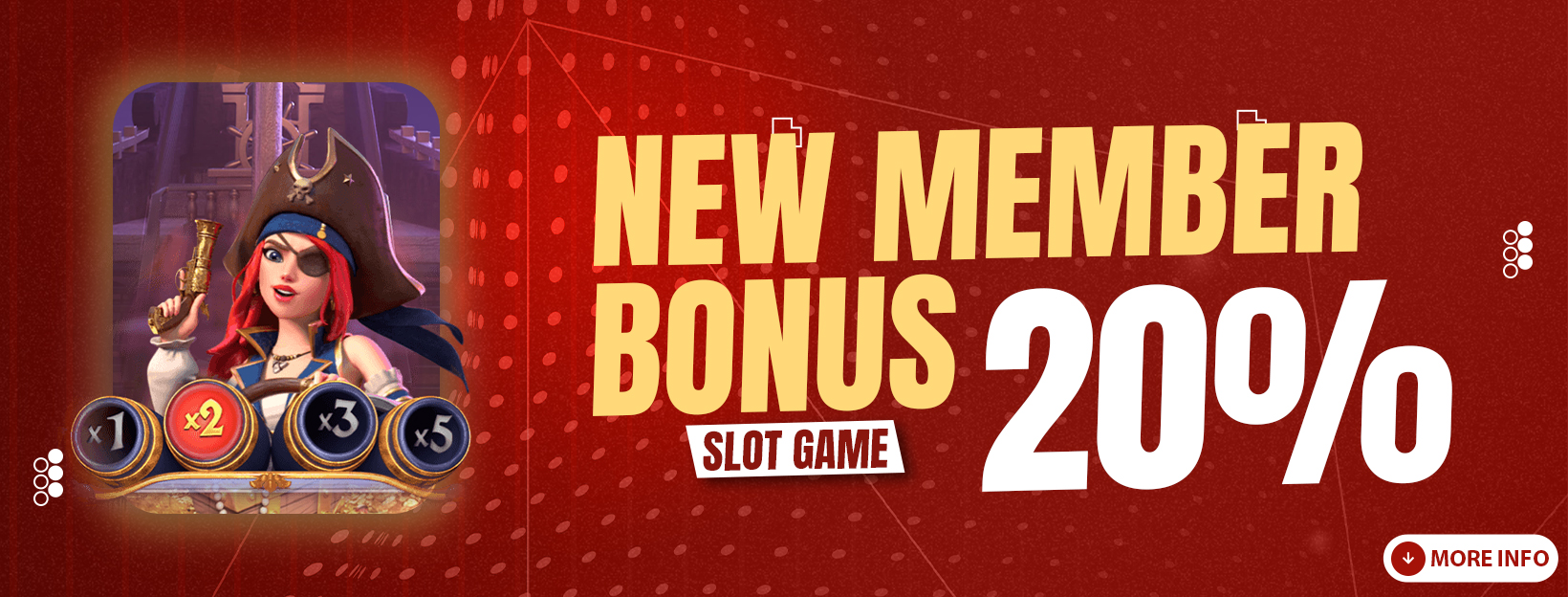 Bonus New Member 20%