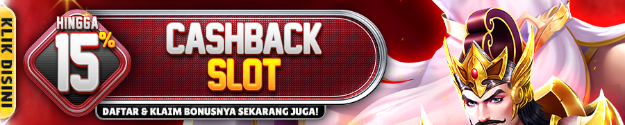 BONUS CASHBACK UP TO 15% Special Slot